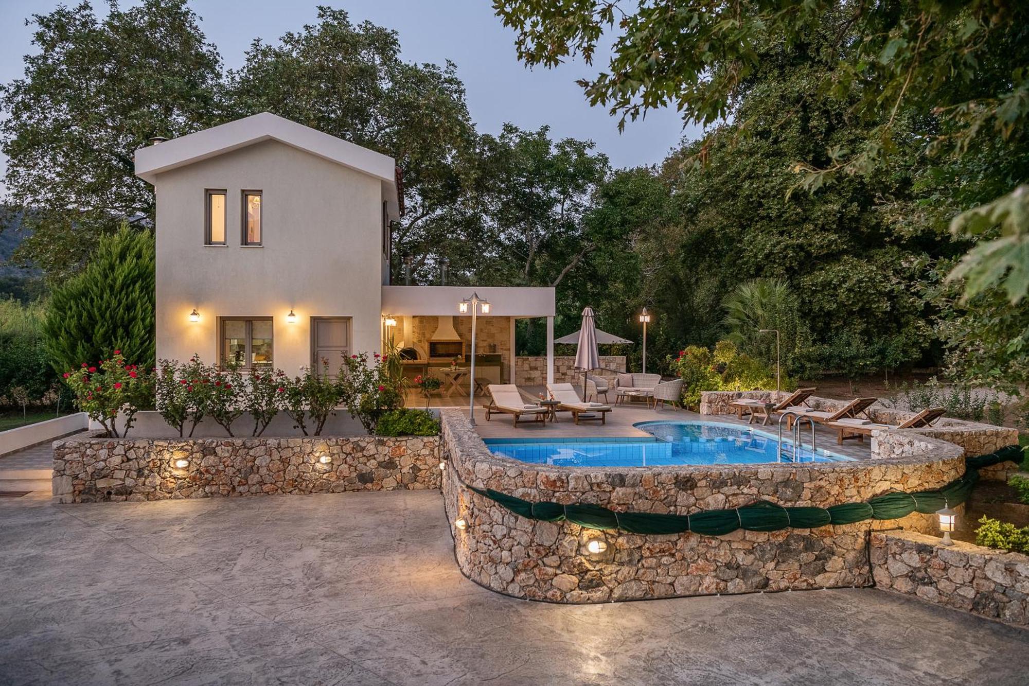 Villa Nature, Heated Pool Kalyves Zewnętrze zdjęcie